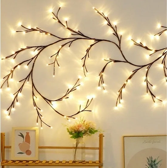 Đèn Led nhánh cây trang trí nhà cửa, đèn decor phòng ngủ phòng khách